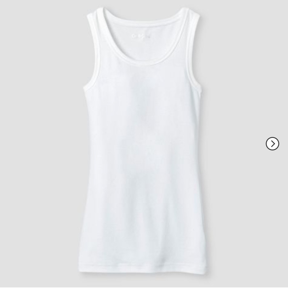 Cat and Jack white tank girls set of 3
